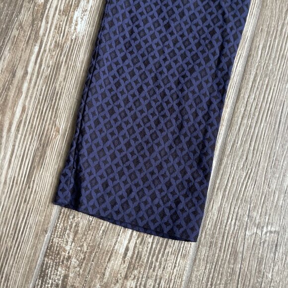 2/$18‎ SALE! Mario Serrani Pants Italy Women's Straight Leg Dress Blue Diamond - Picture 3 of 8